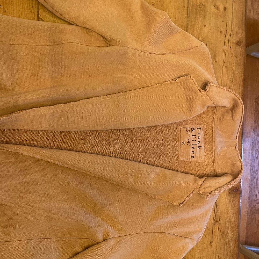 NWT Frank and Eileen Dublin Sweatshirt Blazer Tan